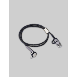 4-IN-1 PD CABLE – Versatile 1M Charging Cable with Phone Stand and Quick Charge Capability