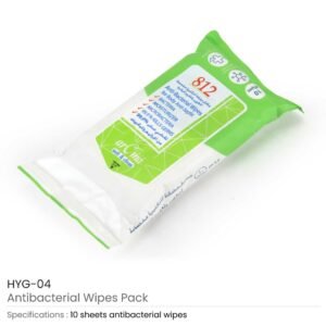 Anti-Bacterial Ingredients Wipes, 10 Sheets