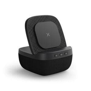 BOOM SOUND – Powerful 5W Speaker with 15W Wireless Charger and Light-Up Logo