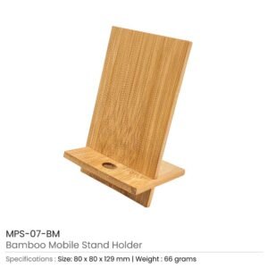 Eco-Friendly Bamboo Mobile Holder and Stands