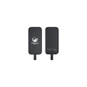 CABLE POWER Black: 10,000mAh Fast Charging PD Power Bank with Light-Up Logo & Cable