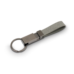 CHIC KEYCHAIN – Innovative Slide-Down Keyholder in PU and Gunblack Metal