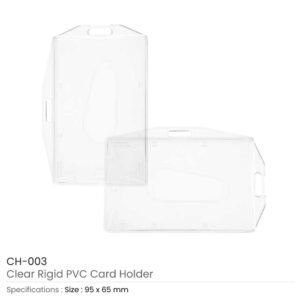 Rigid PVC Card Holders