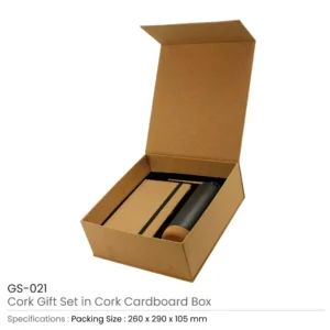 Cork Notebook Ball Pen and Tumbler Gift Sets GS-021