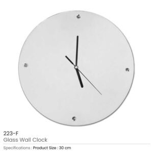 Glass Wall Clocks