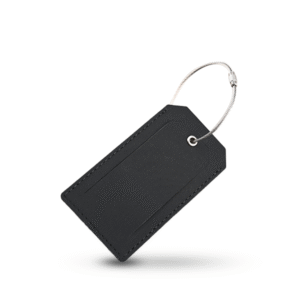 LUGGAGE TAG – Durable RCS PU Luggage Tag with Secure Wire Cable Loop