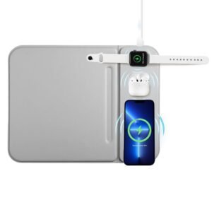 MAG-PAD – 3-in-1 MagSafe Mousepad with Wireless Charging for Mobile Devices
