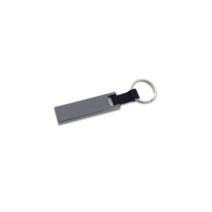 MINI USB GUNBLACK – Sleek 32GB Aluminum Flash Drive with Silicone Rubber Grip
