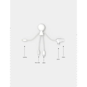 MR. BIO SMART CABLE – Eco-Friendly Multi-Connector Charging Cable with NFC Functionality