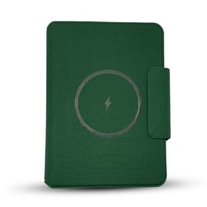 POWER NOTE with FLAP – Wireless Charging Notebook with 5000mAh Power Bank