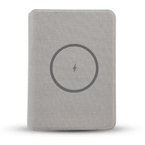 POWER NOTE – 5W Wireless Charging Notebook with 5000mAh Powerbank, Foldable Stand & Lycra Pockets