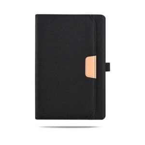 RPET NOTE – Eco-Friendly A5 Notebook with 96 Sheets, Pocket, and Pen Holder