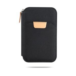 RPET TRAVI – Eco-Friendly Travel Wallet with Multiple Slots and Zipper Closure