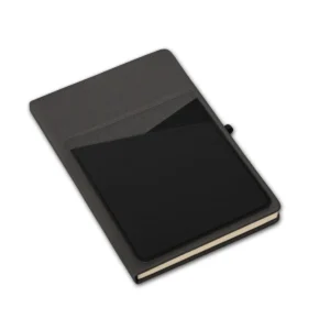 SIMPLE NOTE – A5 Linen Notebook with Lycra Pockets and Pen Holder