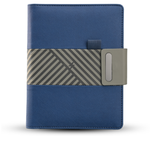 TRENDY WIRELESS PLUS2 – A5 Notebook with 5000mAh Power Bank and Smart Organizer