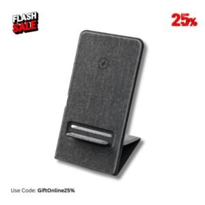 WIRELESS FOLD – Foldable 5W Wireless Charger Stand – Dark Grey
