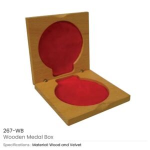 Wooden Medal Box