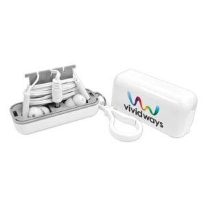 Earphones with Protective Case