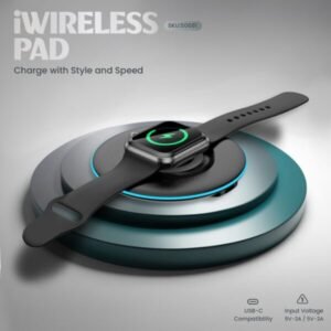 iWIRELESS PAD – Dual Coil Wireless Charger for Mobile, AirPods & iWatch