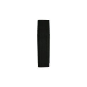 Flicker – Matte Black USB with LED Light-Up Logo – Silver