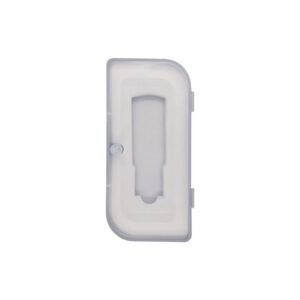 Caddie – Semi Transparent Plastic USB Case – White