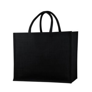 Blak – Wide Laminated Jute Bag