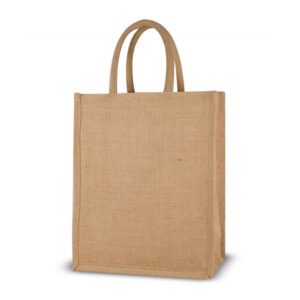 Gyro – Vertical Laminated Jute Bag (Natural)