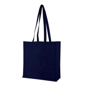 Keaton – 10 OZ Canvas Tote Bag with All Sides Gusset (Blue)
