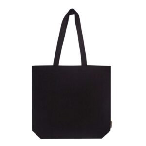 Glynn – 8 OZ Recycled Small Canvas Tote Bag (Black)