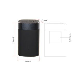 A 16 LIGHT UP LOGO BLUETOOTH SPEAKER