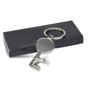 AKE 013 MULTI-FUNCTIONAL ROUND KEY CHAIN BOTTLE OPENER