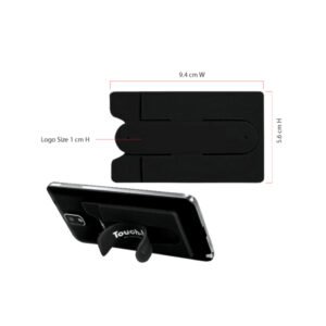 AST 07 SILICONE PHONE WALLET WITH STAND