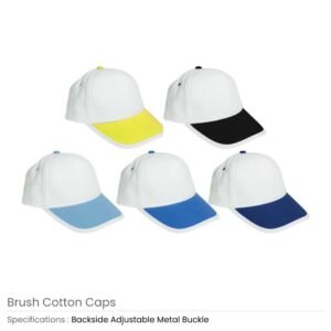 Cotton Caps with Metal Clip