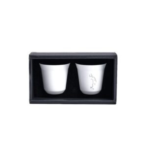 ESPRESSO SET – Premium 2-Piece Double Wall Stainless Steel Espresso Cups