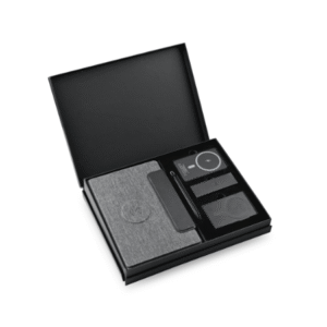 EXECUTIVE SET – Eco-Friendly Wireless Notebook, Power Bank, RFID Card Holder & Stand
