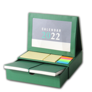 GIFTI BOX ORGANIZER – Elegant Desktop Organizer with Calendar, Notebook, and Accessories