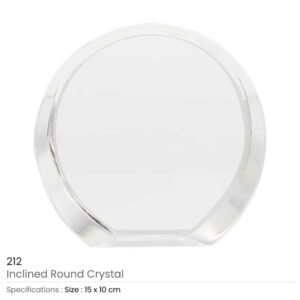 Inclined Round Crystals