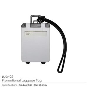 Luggage Tags White