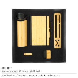 Promotional Gift Sets with Black Cardboard Gift Box