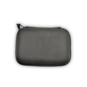 SEMI SMALL POUCH – Versatile Black Organizer with Elastic Holders and Zipper Closure