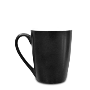 STONEWARE MUG – 12oz Two-Tone Ceramic Mug with Matte Exterior and Glossy Interior