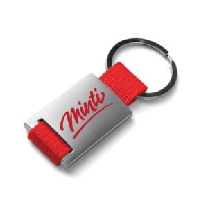 Metal Keychain with Strap