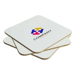 Hardboard Tea Coasters Size: 9 x 9 cm