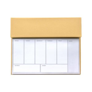 Work Planner with Clips Pen and Post-it