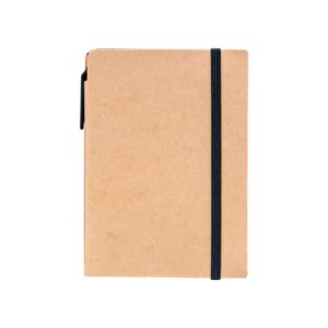 A6 Craft Notebook with Pen and Post-it Black
