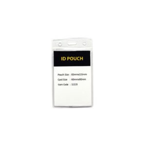 PVC ID Pouch vertical