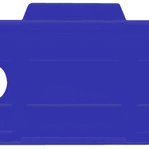 Plastic ID card holder