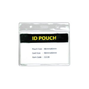 PVC ID pouch horizontal