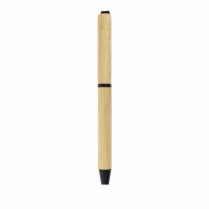 Bamboo Ball Pens, Twist Action, Blue Color Ink