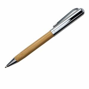 Chrome and Bamboo Metal Pens